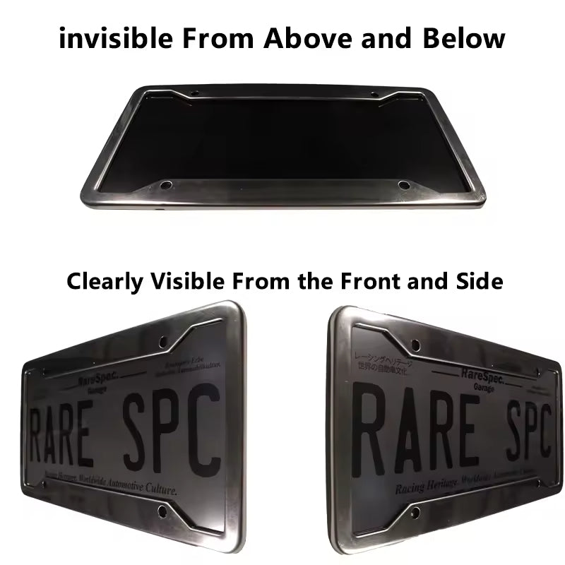 Anti-Camera License Plate Cover